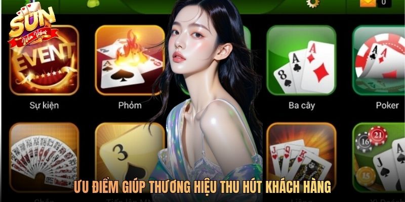 Ưu điểm giúp thương hiệu thu hút khách hàng